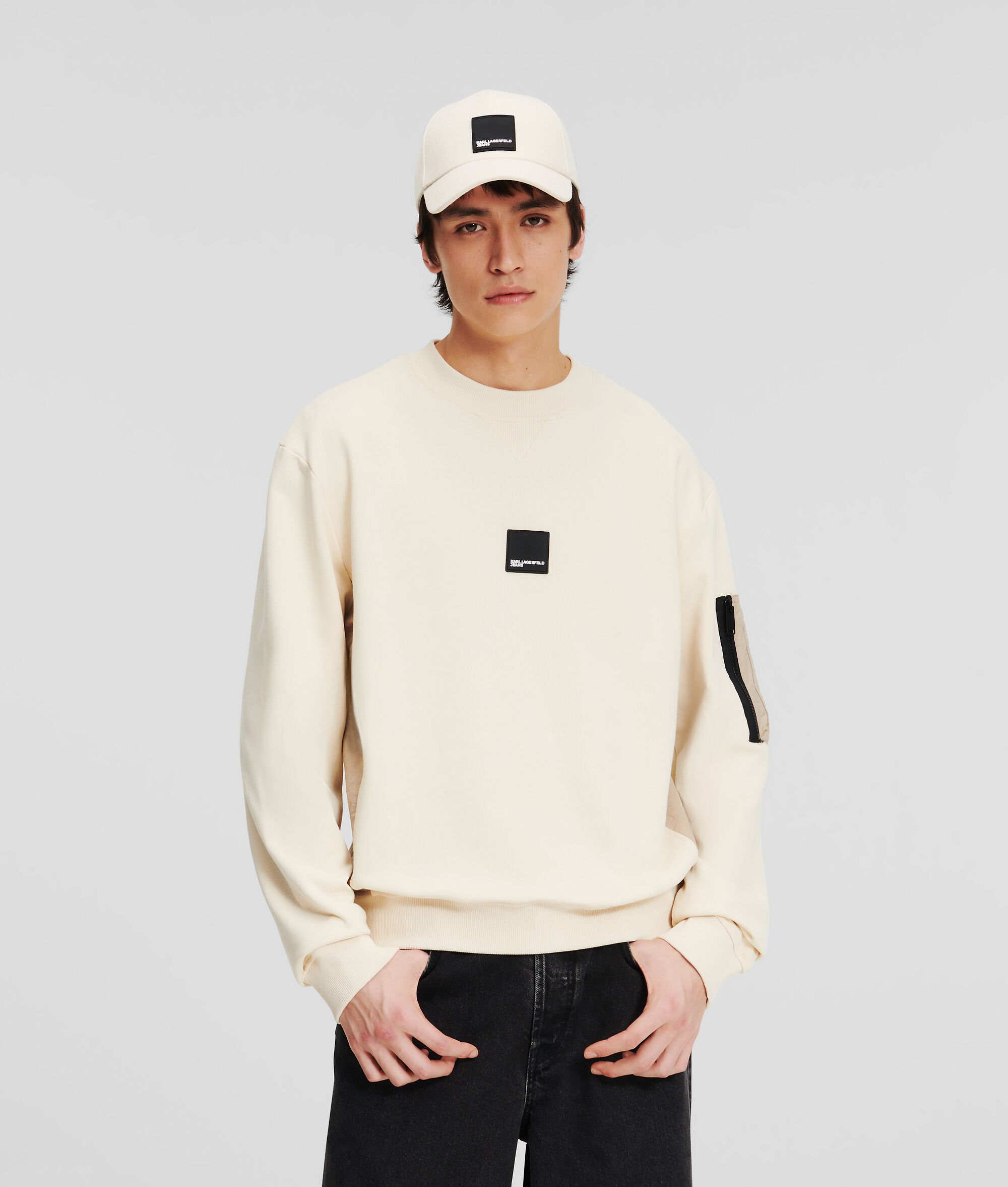 (image for) Ingenious KLJ MIX MATERIAL SWEATSHIRT